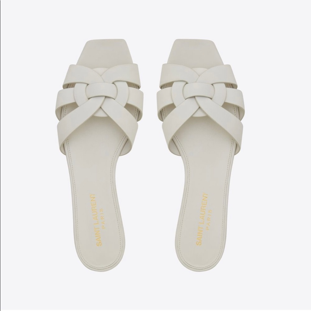 Saint Laurent tribute flat sandals mules